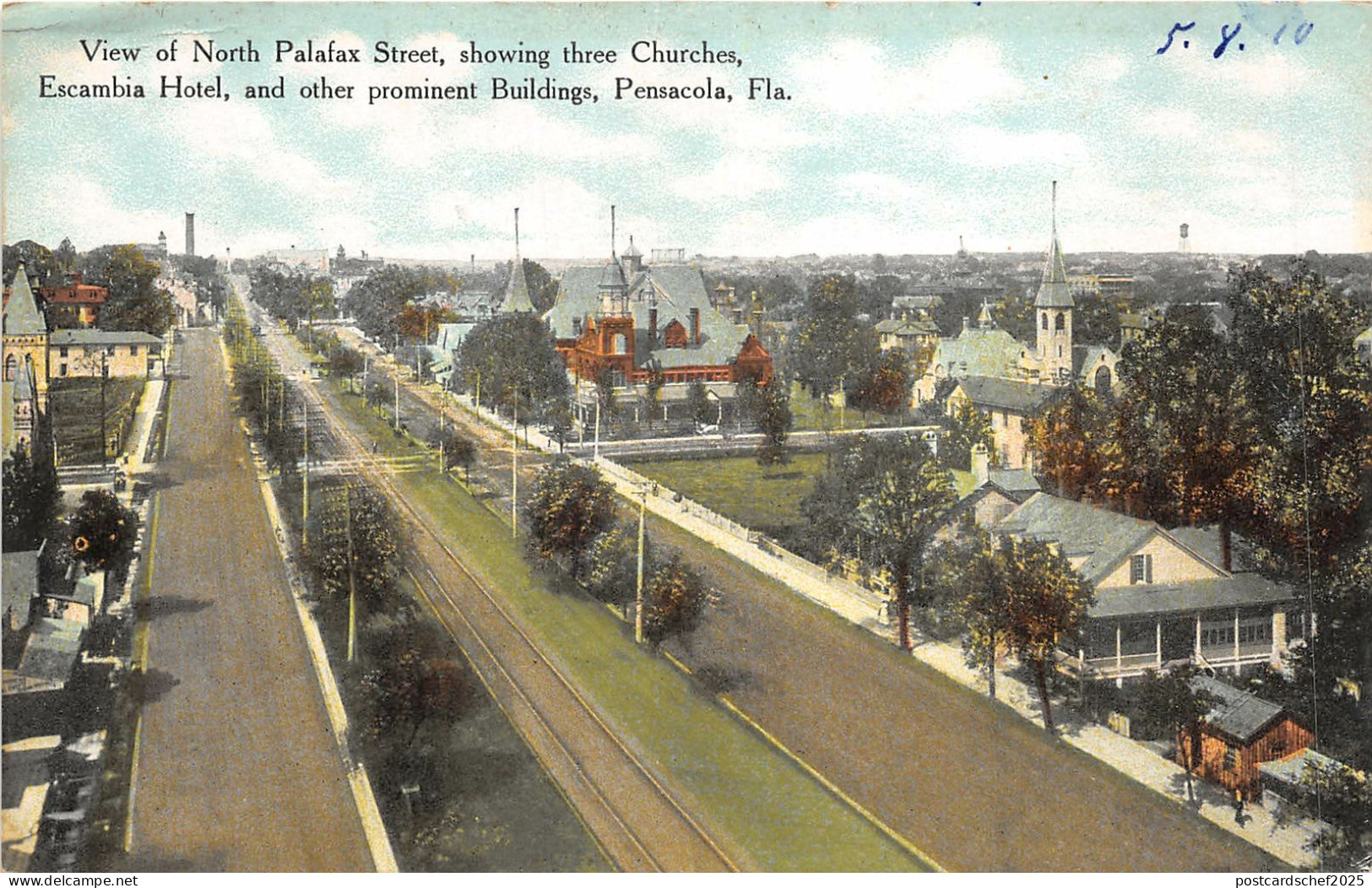 br105626 north palafax street showing three churches pensacola florida