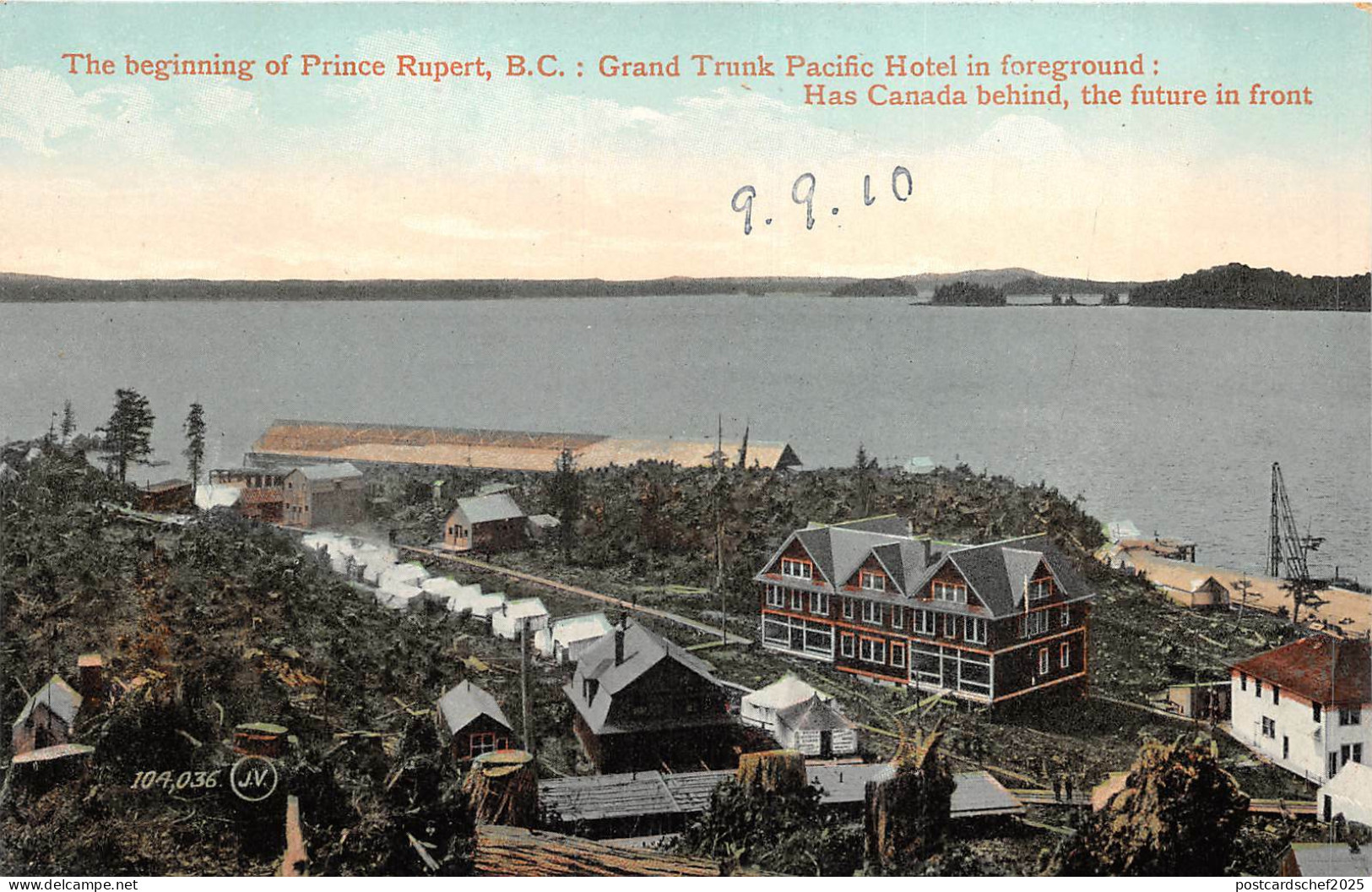 br105842 british columbia  prince rupert grand trunk pacific hotel  canada
