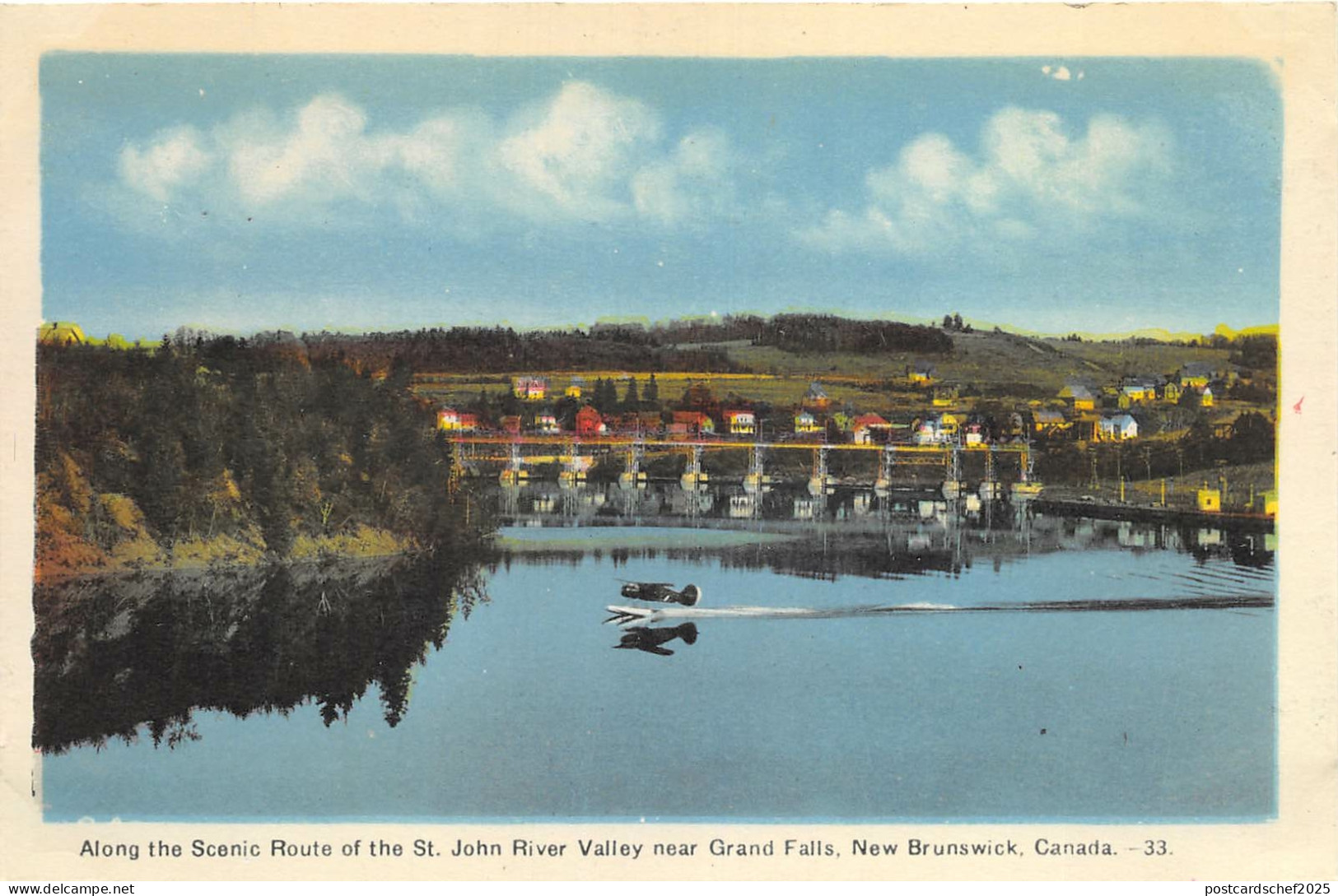 br106605 scenic route of st john river valley near grand falls brunswick  canada