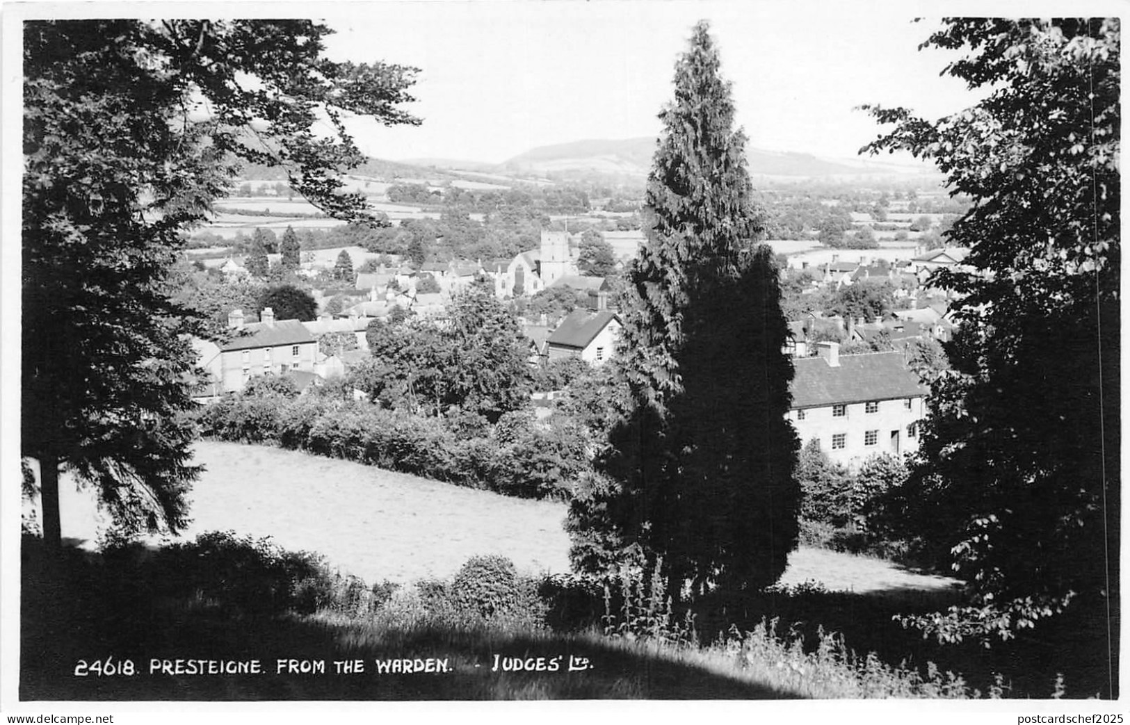 br107861 presteigne from the warden wales uk