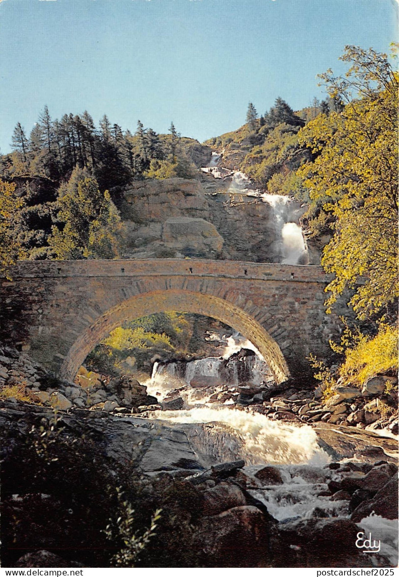 BR11052 La cascade du Vallonnet Bonneval sur Arc  france