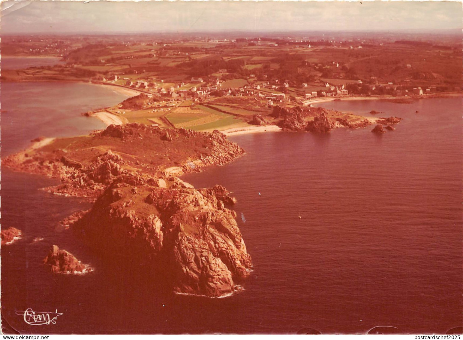 BR11995 Plougasnou Pointe de primel Tregastel  france