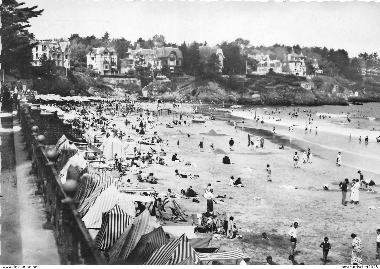 BR12192 Saint lunaire La Plage devant Hotel Lutetla france real photo