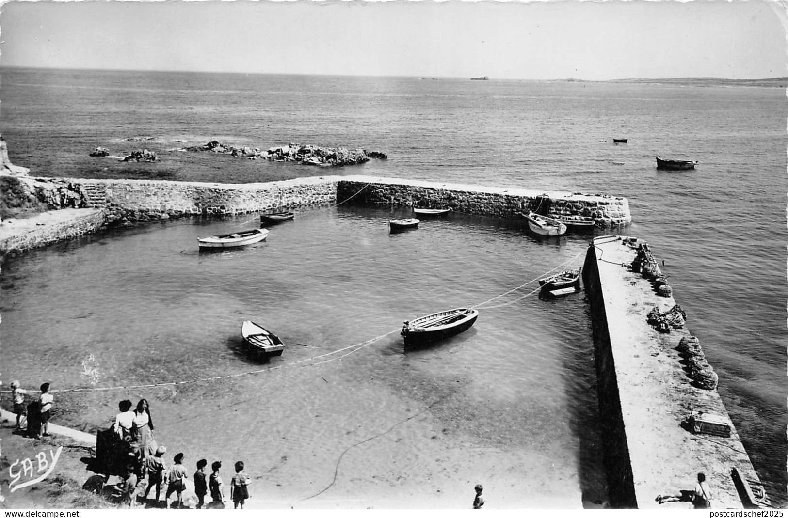 BR12382 Saint Germain des Vaux Le Petit Port Racine  real photo    france
