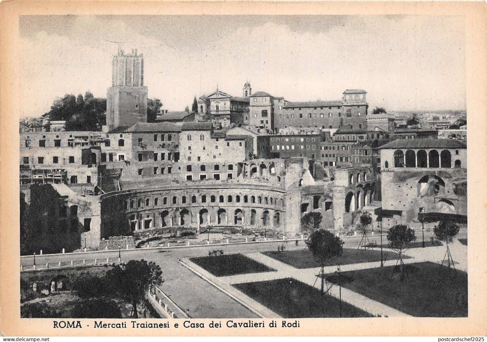 BR13191 Mercati traianesi e Casa dei Cavalierei di Rodi Roma  italy