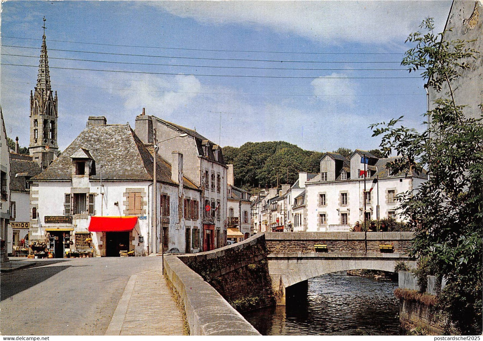 BR13203 Pont Aven Ville de renom moulins mill  france