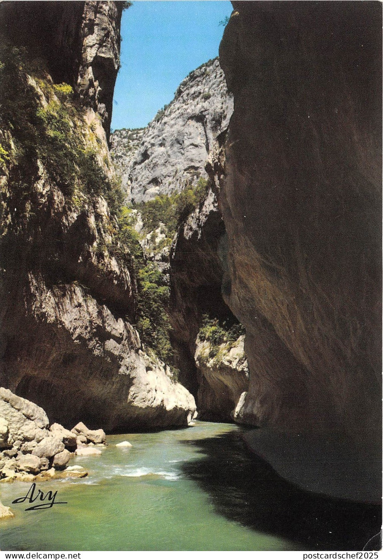 BR13464 Au fond des Gorges L entree des Ralingues Gorges du Verdon france