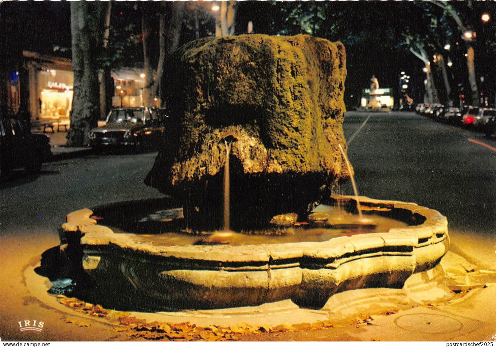 BR13675 Cours Mirabeau  Fontaine chaude Fontaine Thermale Aix en provence france