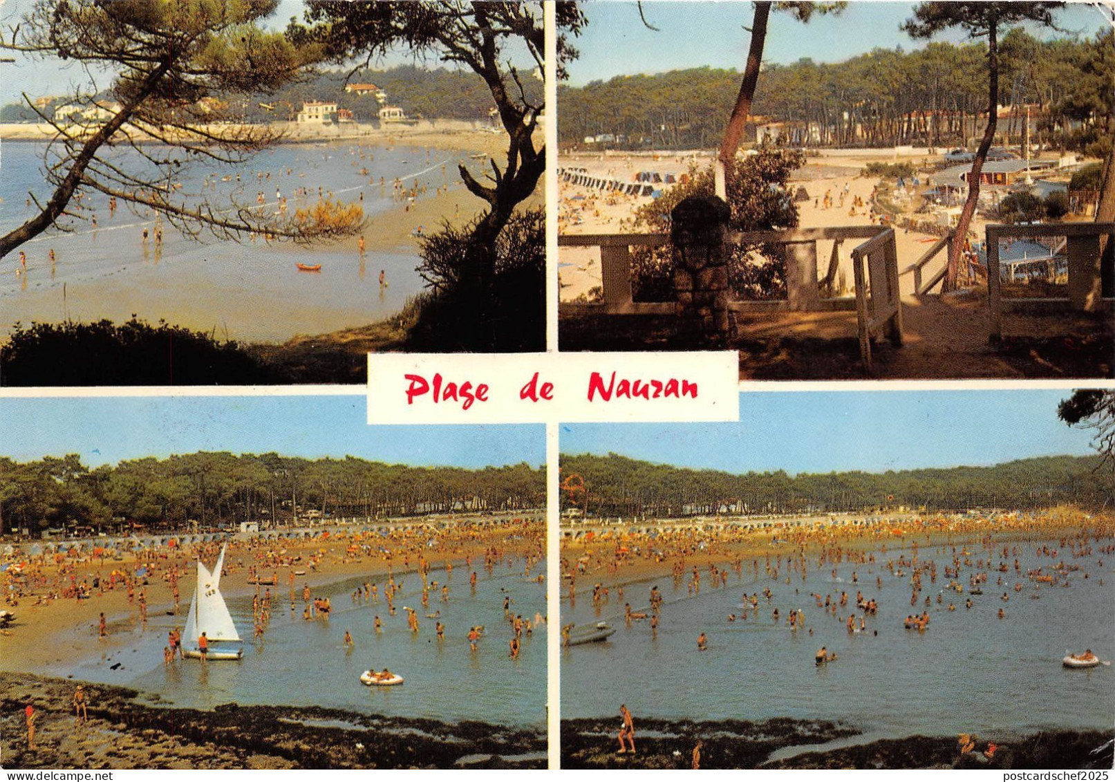 BR13843 vaux sur mer la plage de nauzan  france