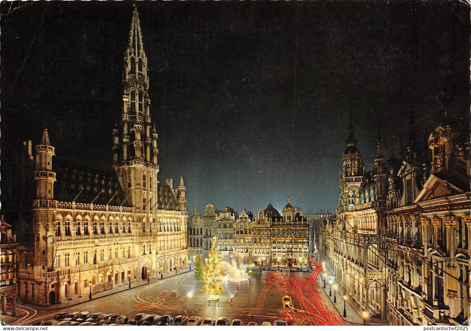 BR14556 Bruxelles Un coin de la Grande Place la nuit belgium