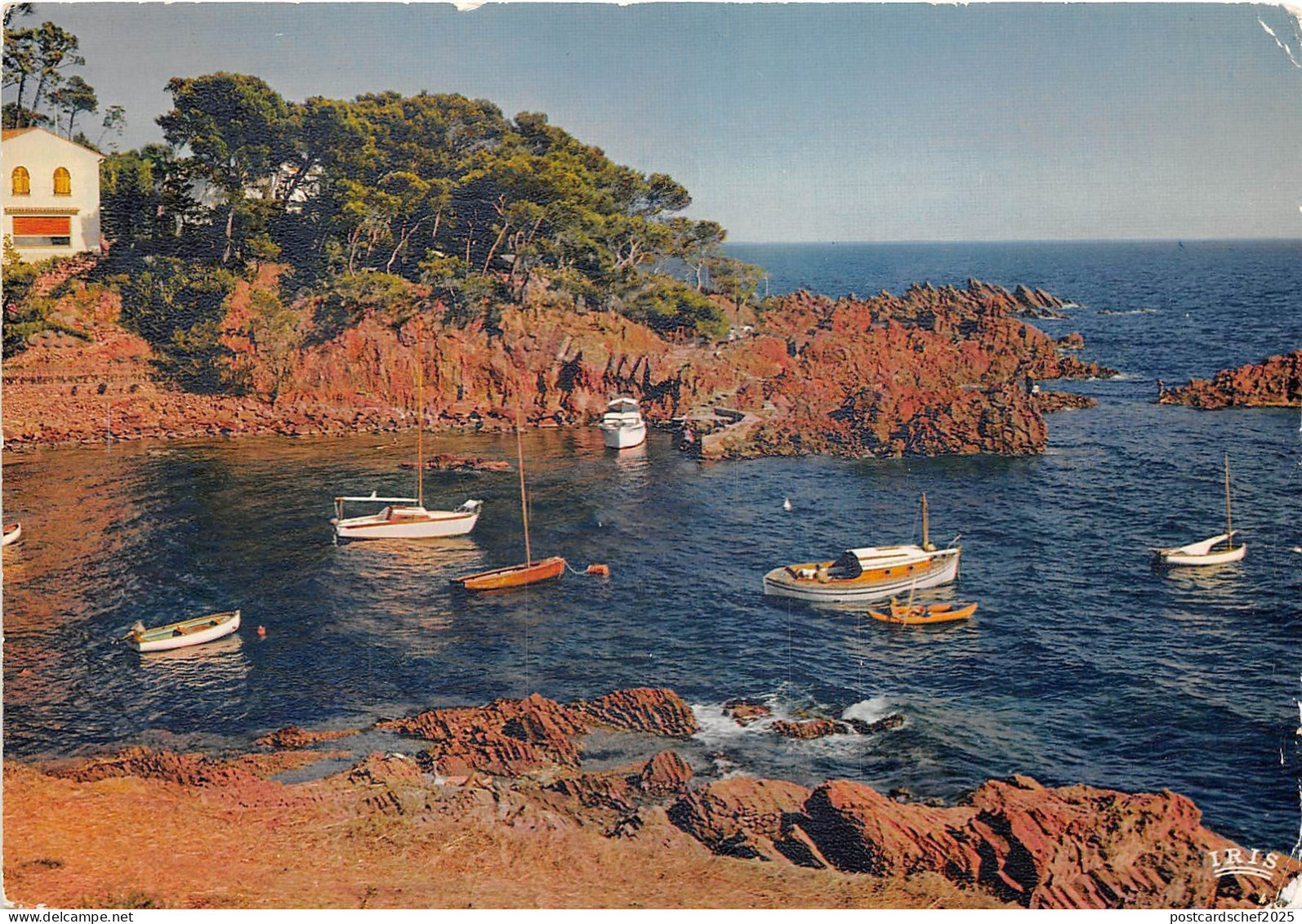 BR15282 ship bateaux Saint Raphael Parc Santa Lucia Calanque   france