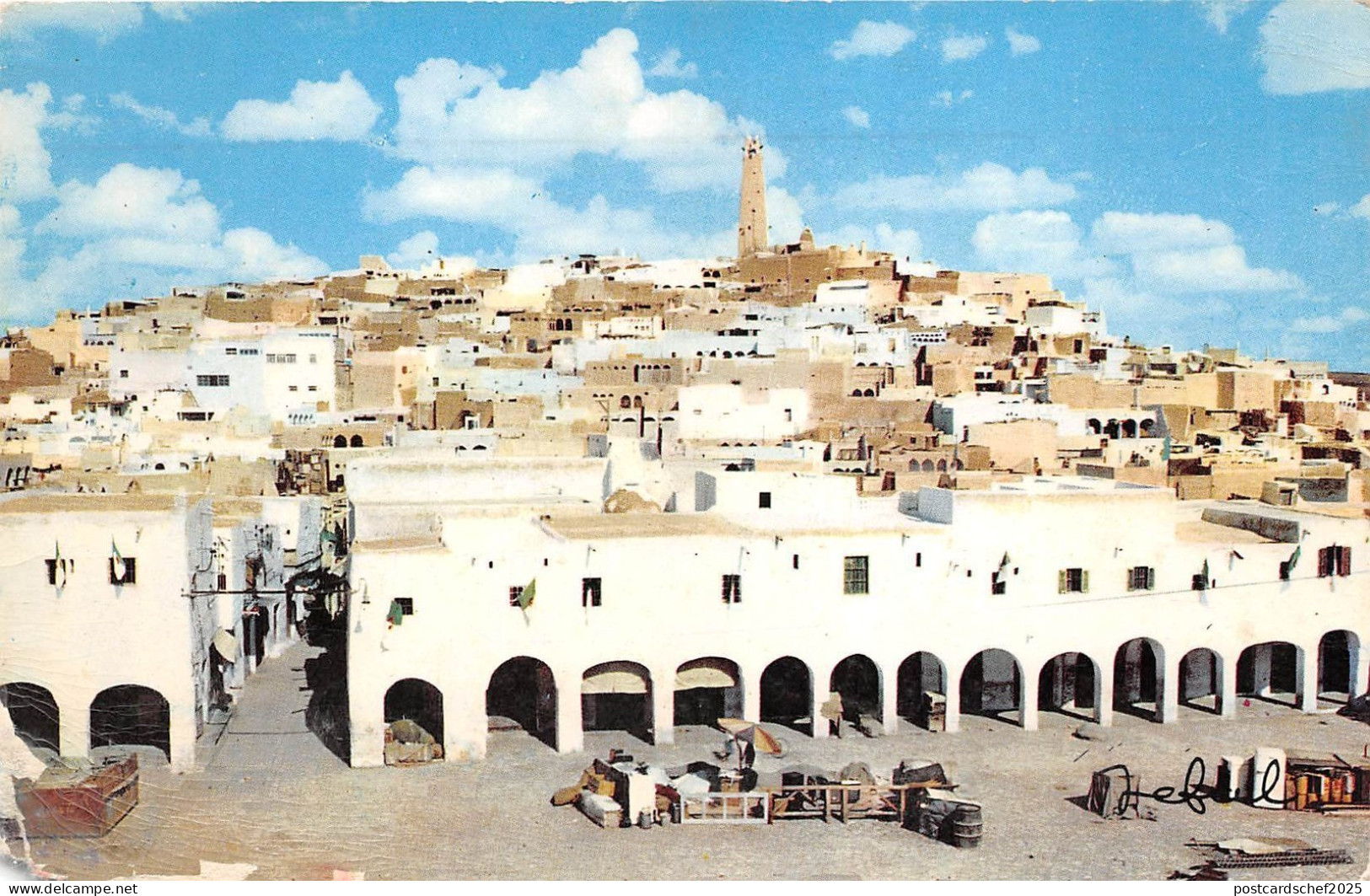 BR16067 Ghardaia Place du Marche algeria