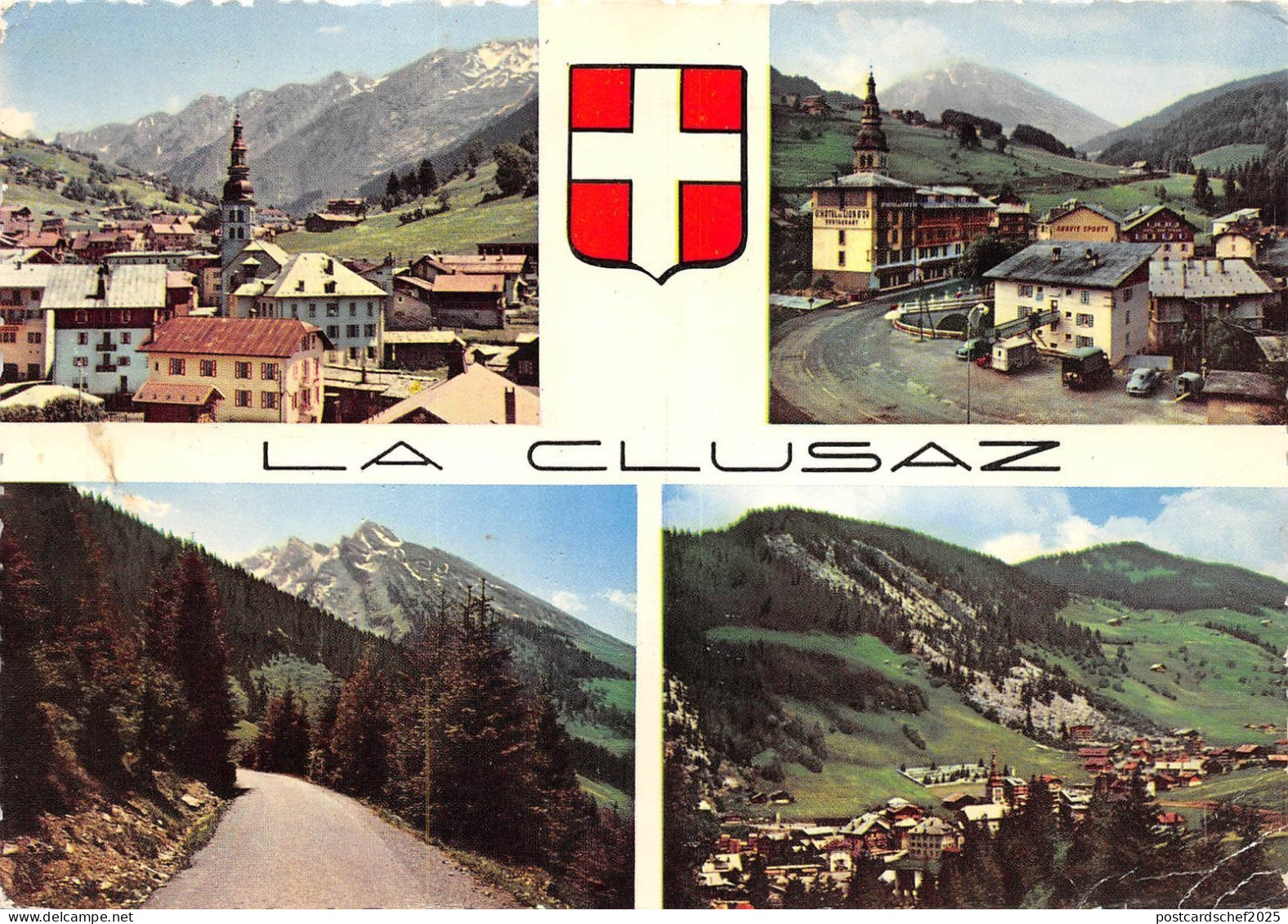 BR1951 France La Clusaz multi vues