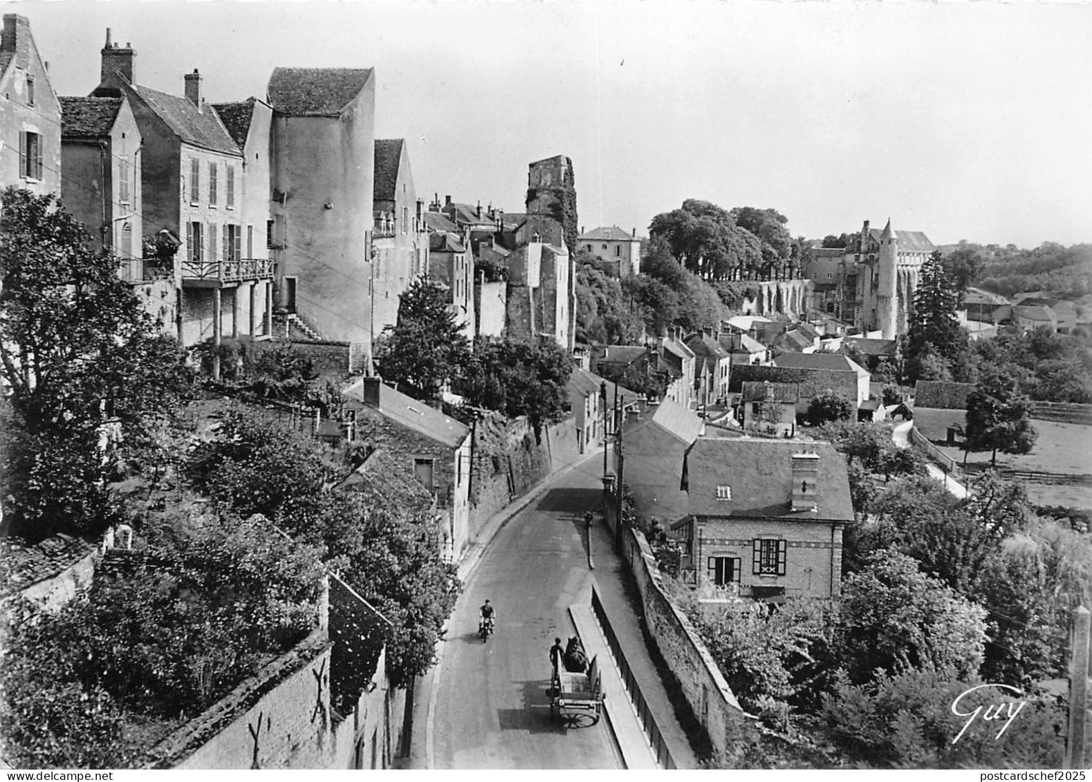 BR20258 Chateau landon vue generale France