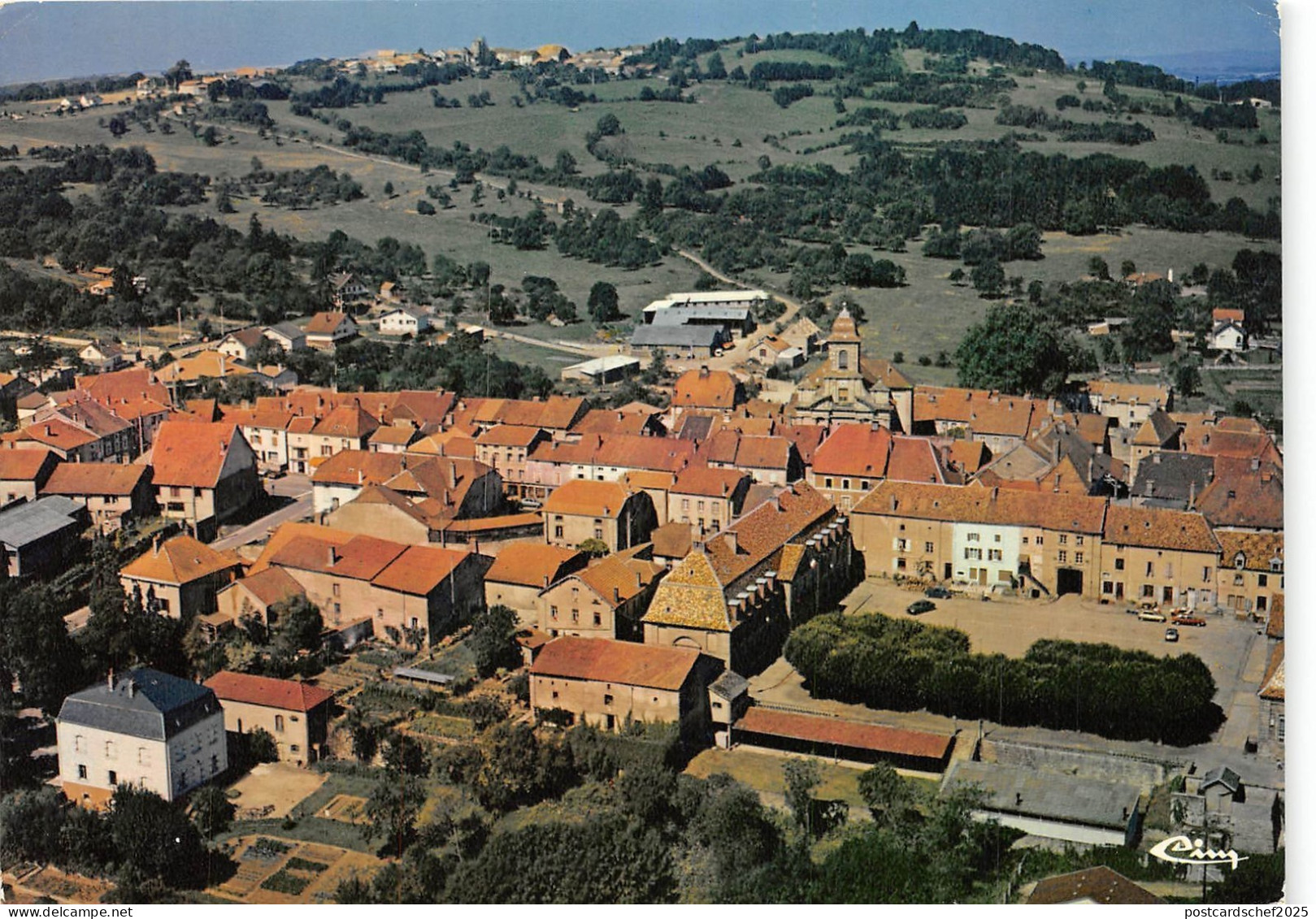 BR22365 Vauvillers vue generale aerienne france