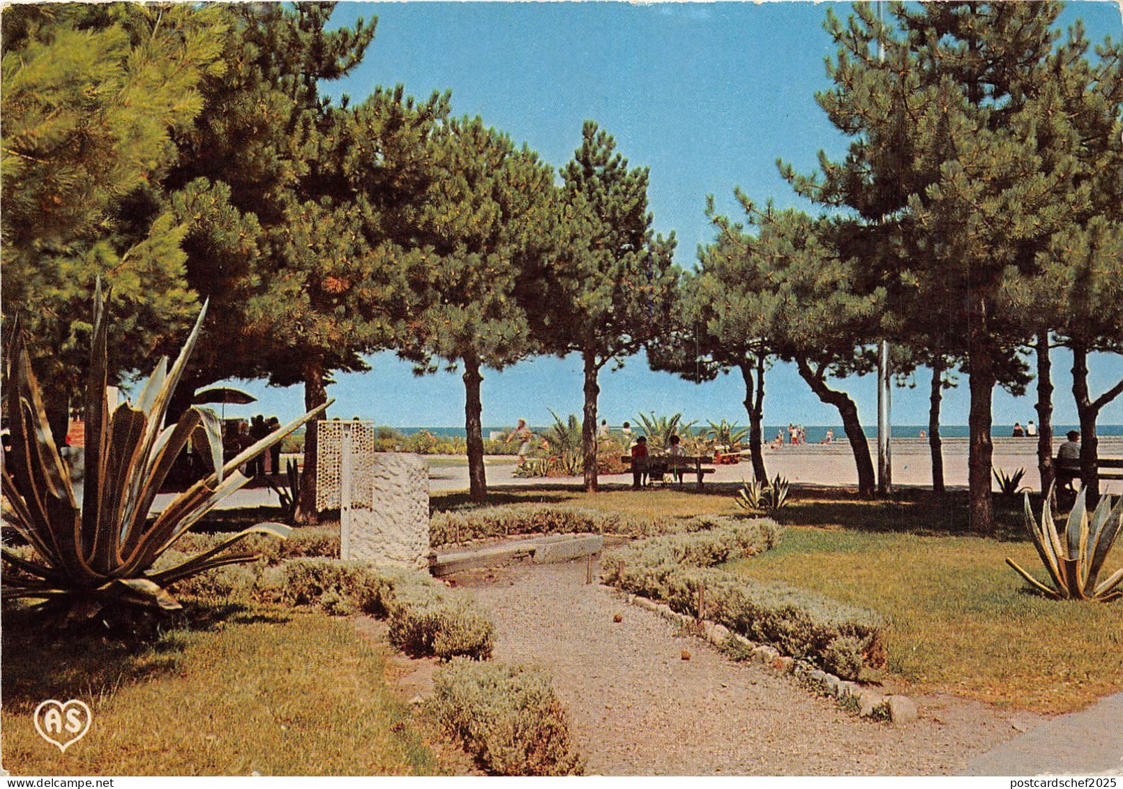 BR22427 Argeles sur Mer promenade sur le Front de Mer france