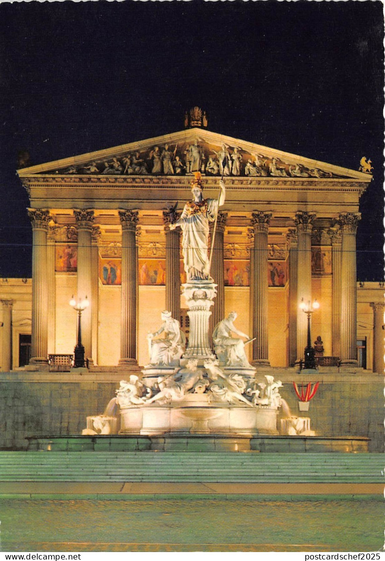 BR25459 Wien Parlament mit Pallas Athene 2 scans austria