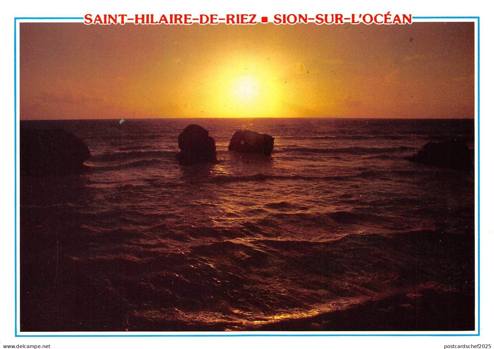BR25623 Saint Hilaire de Riez Coucher de soleil 2 scans france