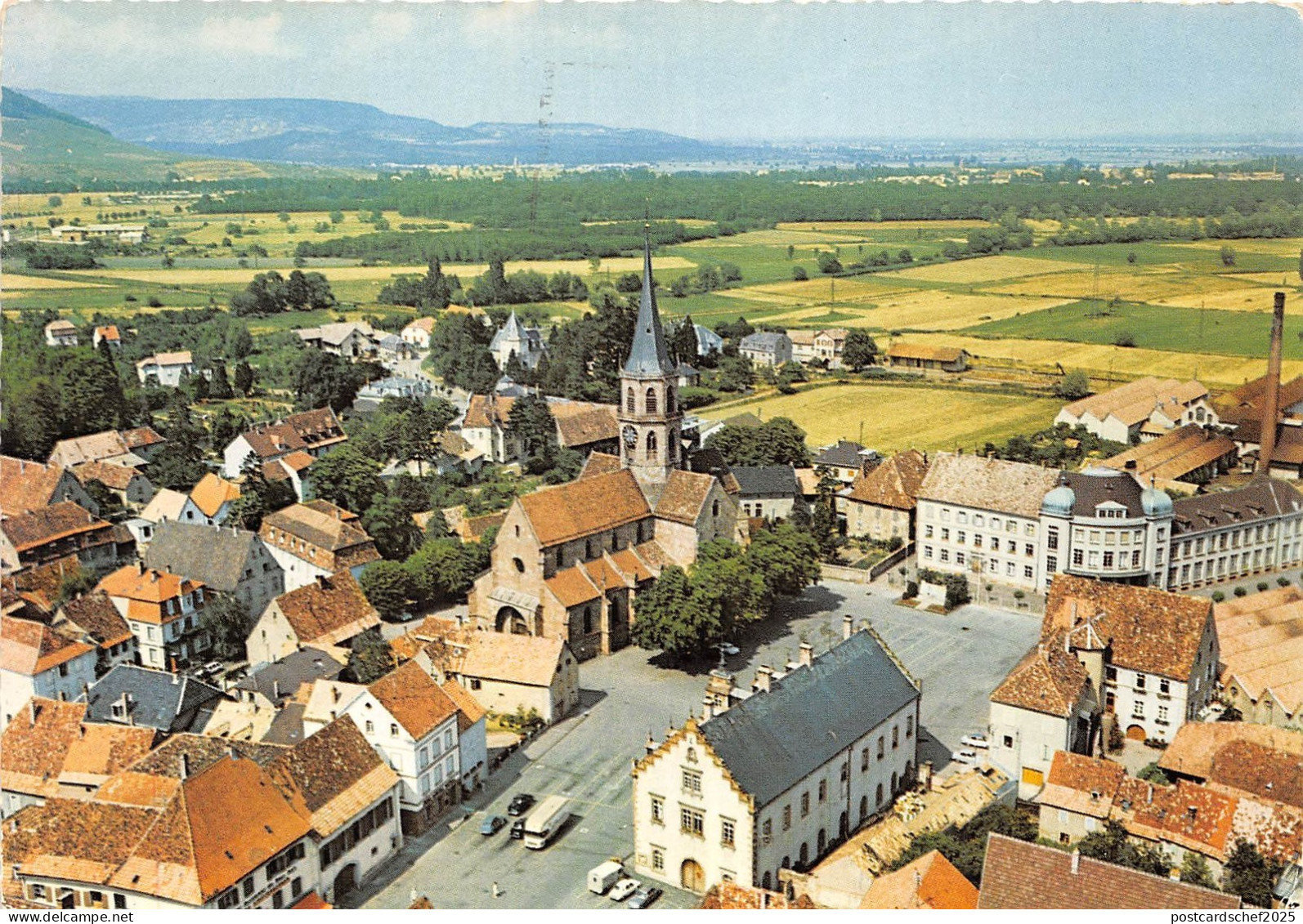 BR26061 Soultz Mairie Eglise France