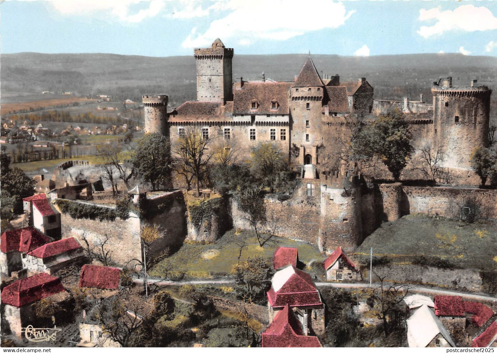 BR26832 Prudhomat chateau feodal de Castelanau Bretenoux France