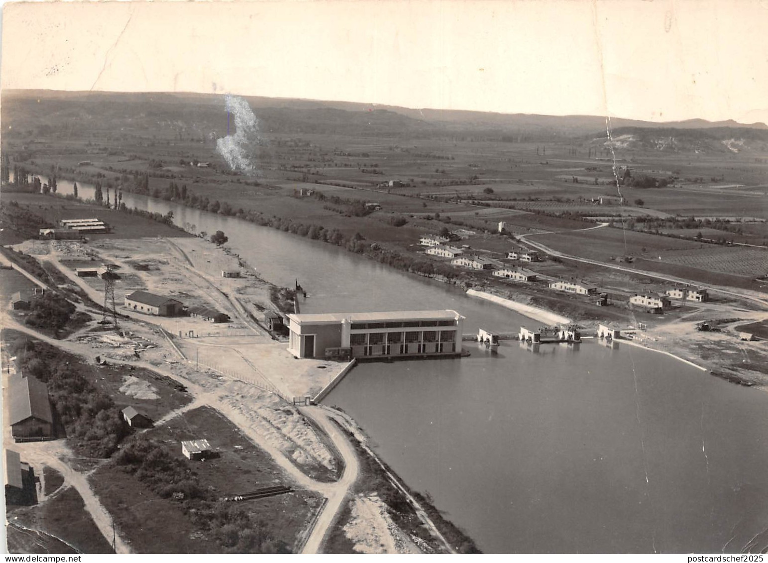 BR29038 Beaumont Monteux le barrage de la Vanelle france