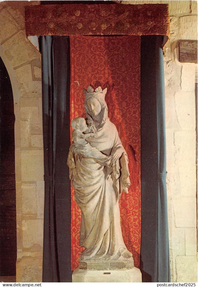 BR30384 la Vierge Asnieres sur Oise Abbaye de Royaumont France