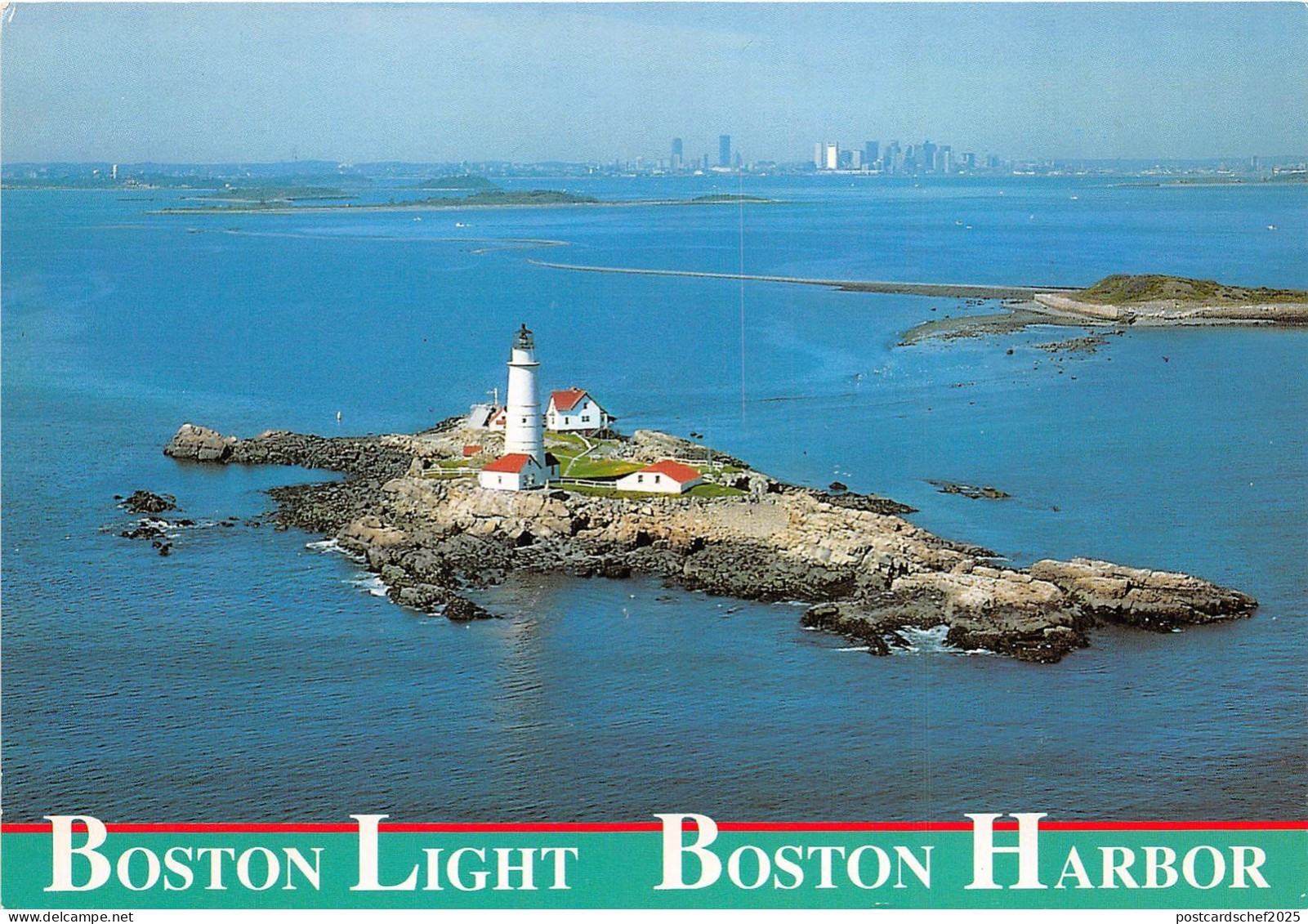 BR30726 Historic boston light Boston United States