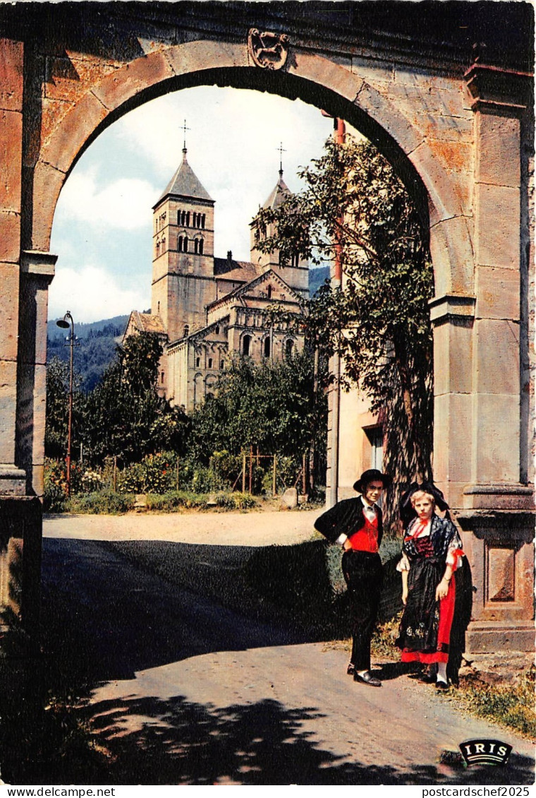 BR3399 Murbach L Abbaye roamane   france