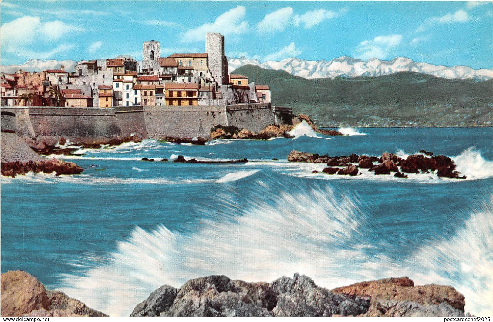 BR3529 La vieille ville et ses remparts Antibes  france