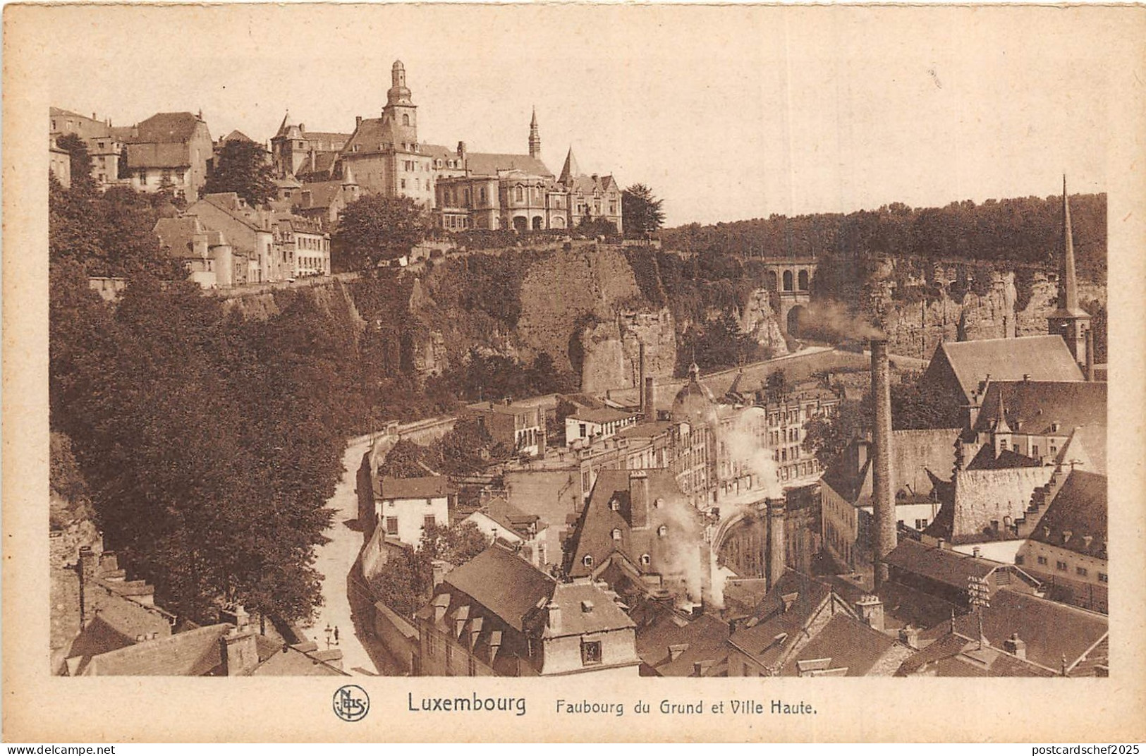 Br35715 Luxembourg Faubourg du Grund et Ville Haute luxembourg