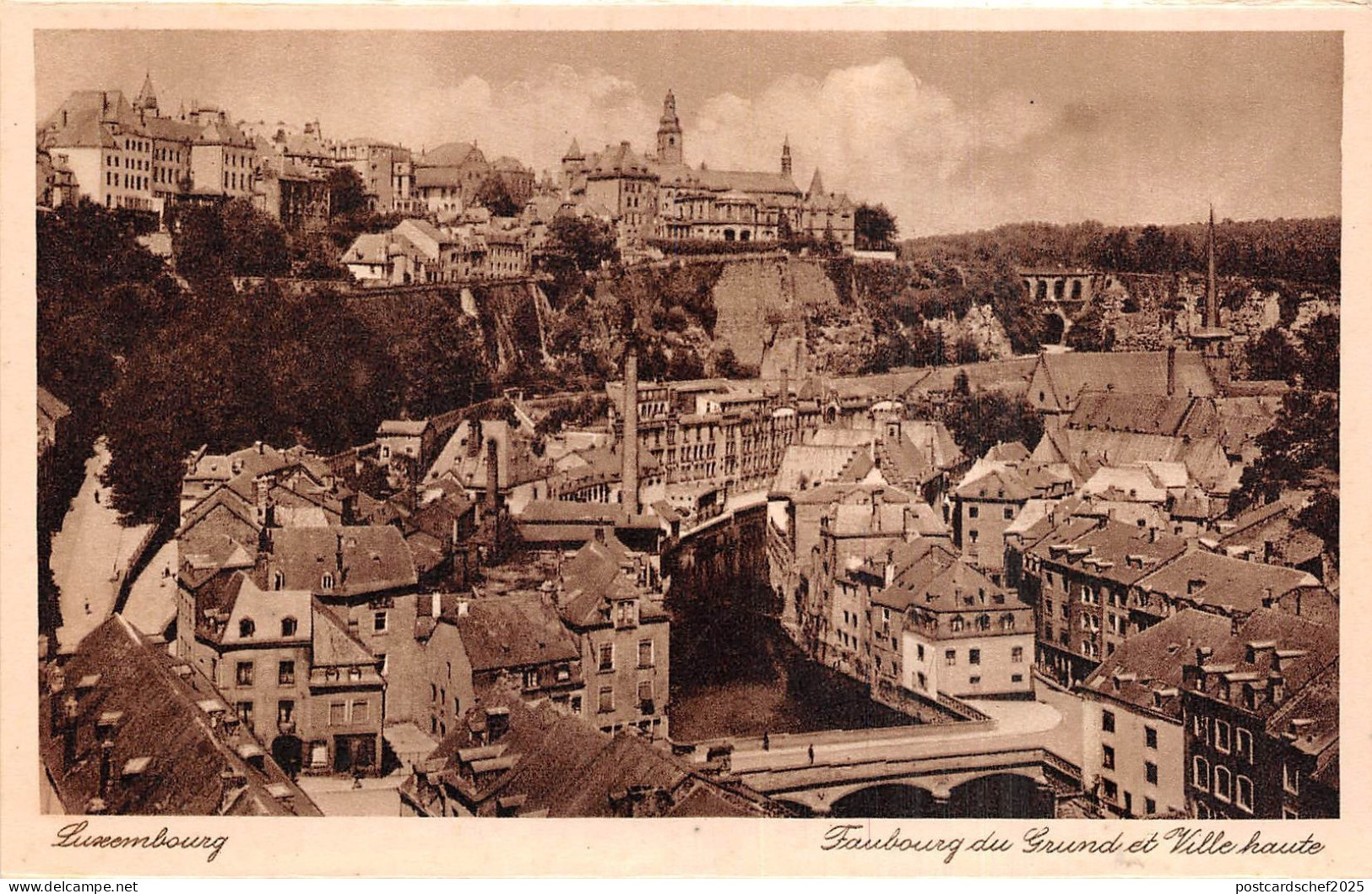 Br35793 Luxembourg Faubourg du Grund et Ville Haute luxembourg