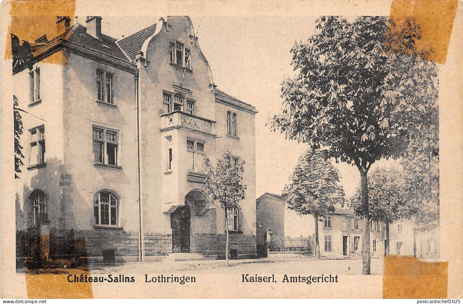 BR37488 Chateau Salins Lothringen france