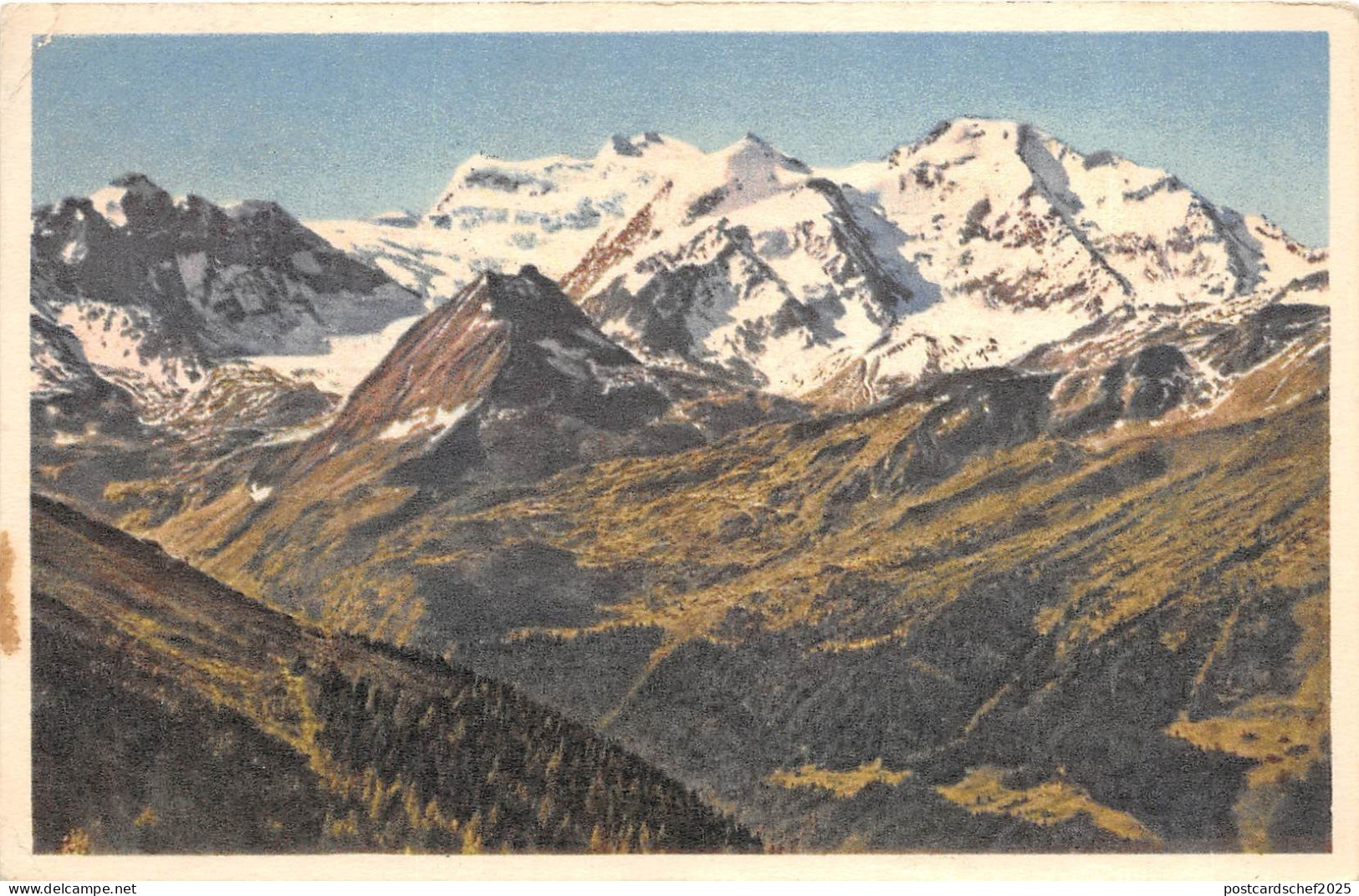 BR37966 Color le massif des comnins valle de bagnes switzerland