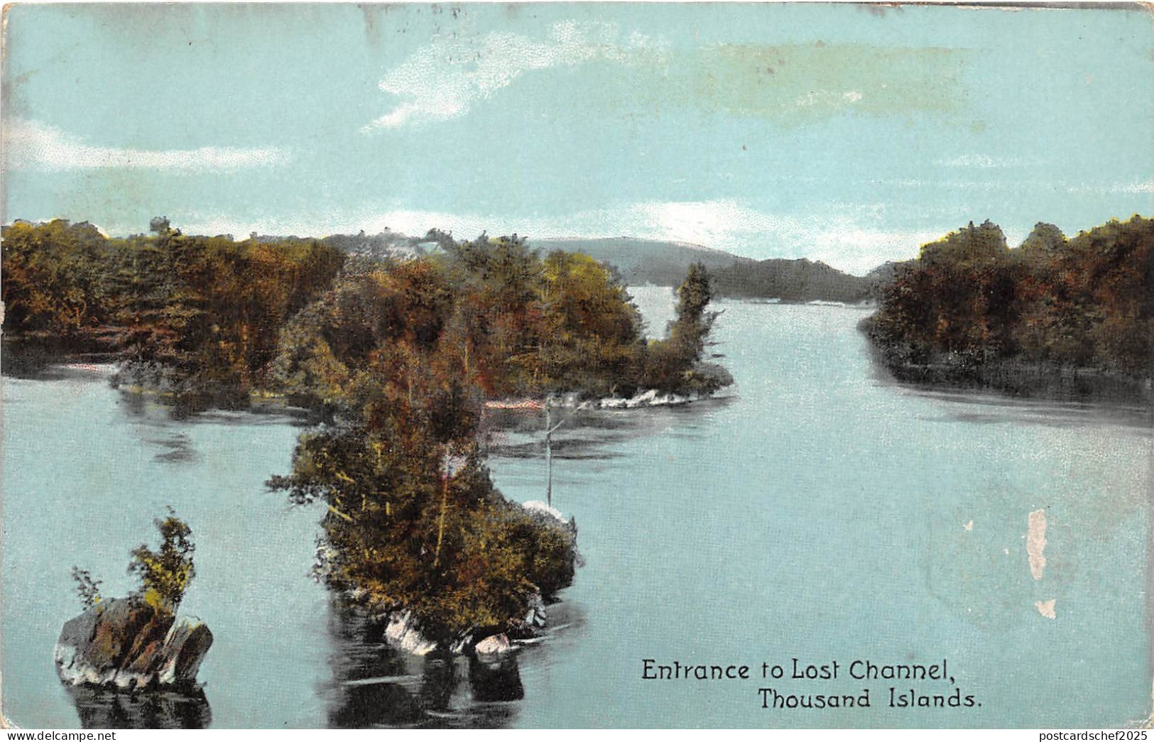 BR39719 Entrance to Lost Channel thousand islands canada