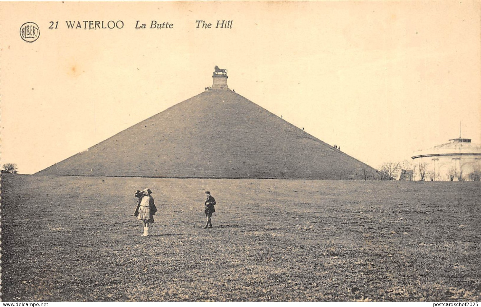 BR40215 waterloo la butte the hill belgium    Belgium