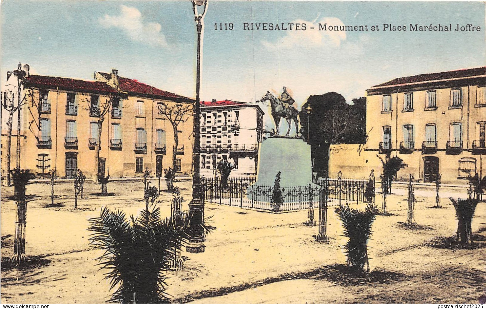 BR40994 Rivesaltes monument et place marechal joffre     France