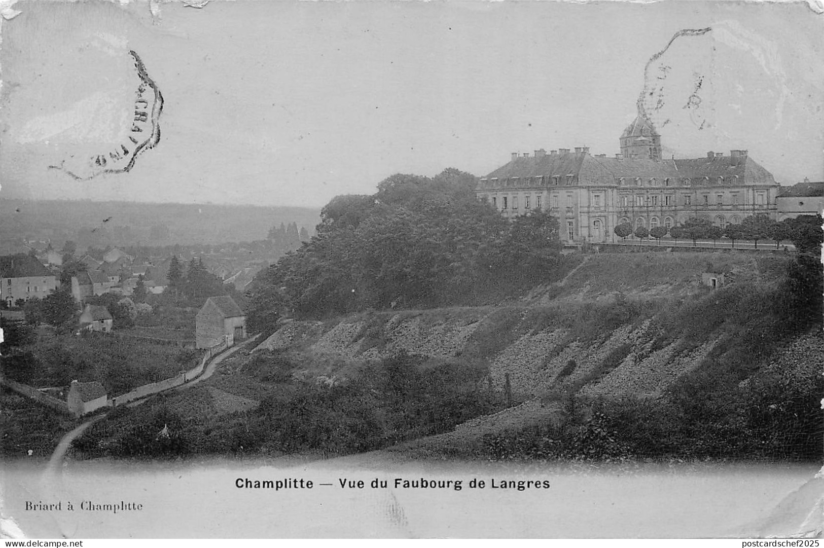 BR43425 vue du fauburg de langres champlitte     France