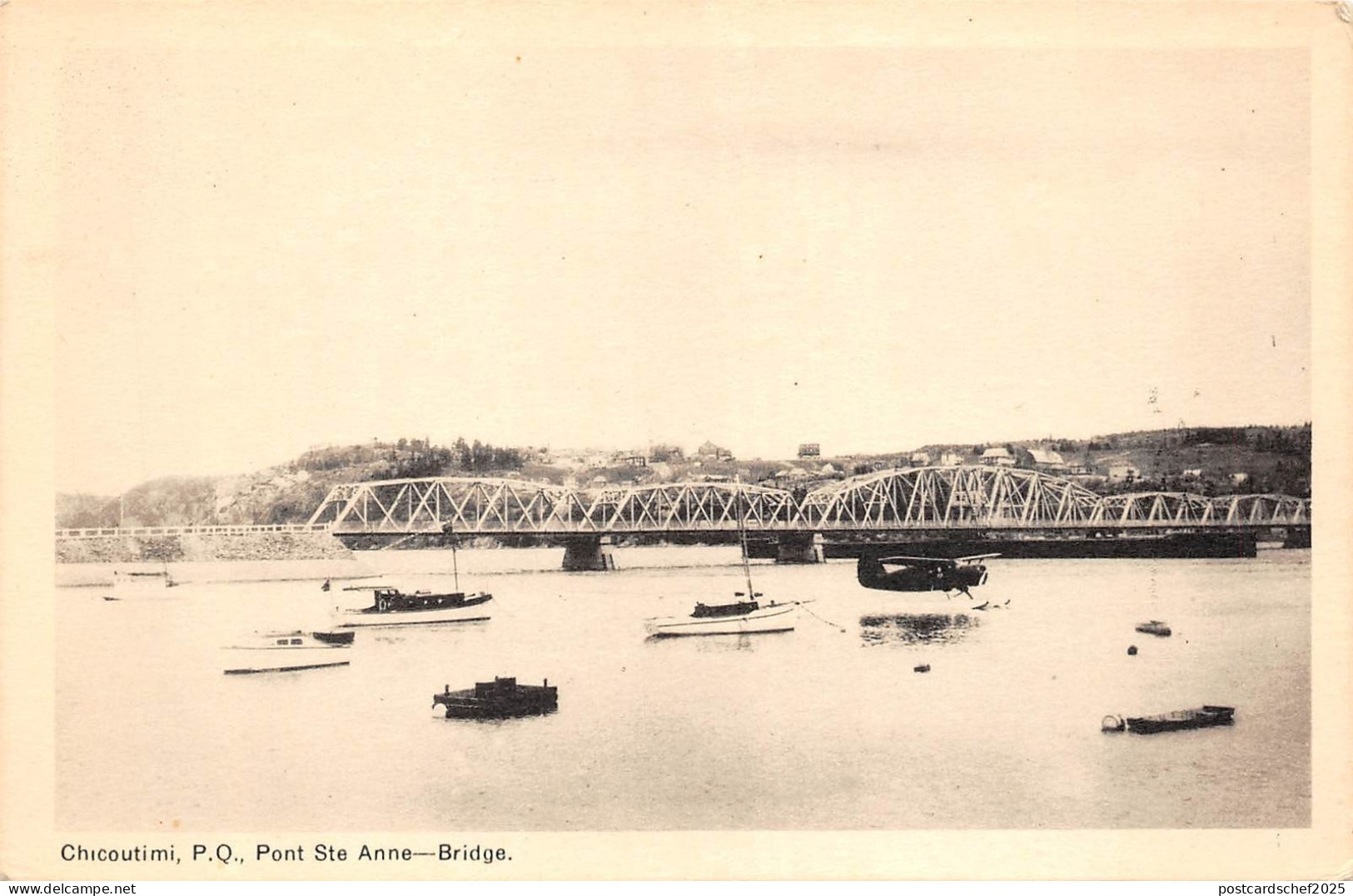 BR44478 Chicoutimi P Q Pont Ste Anne Bridge canada