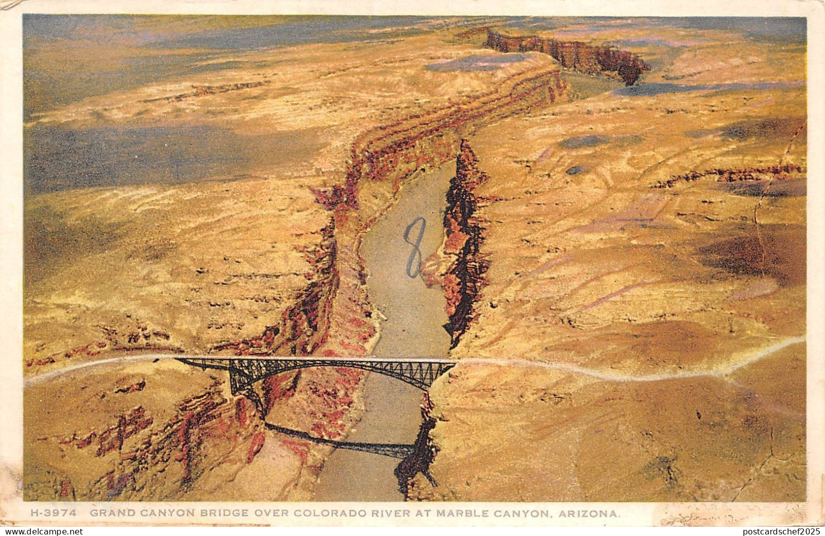 BR44552 Grand canyon bridge over colorado river at marble canyon usa