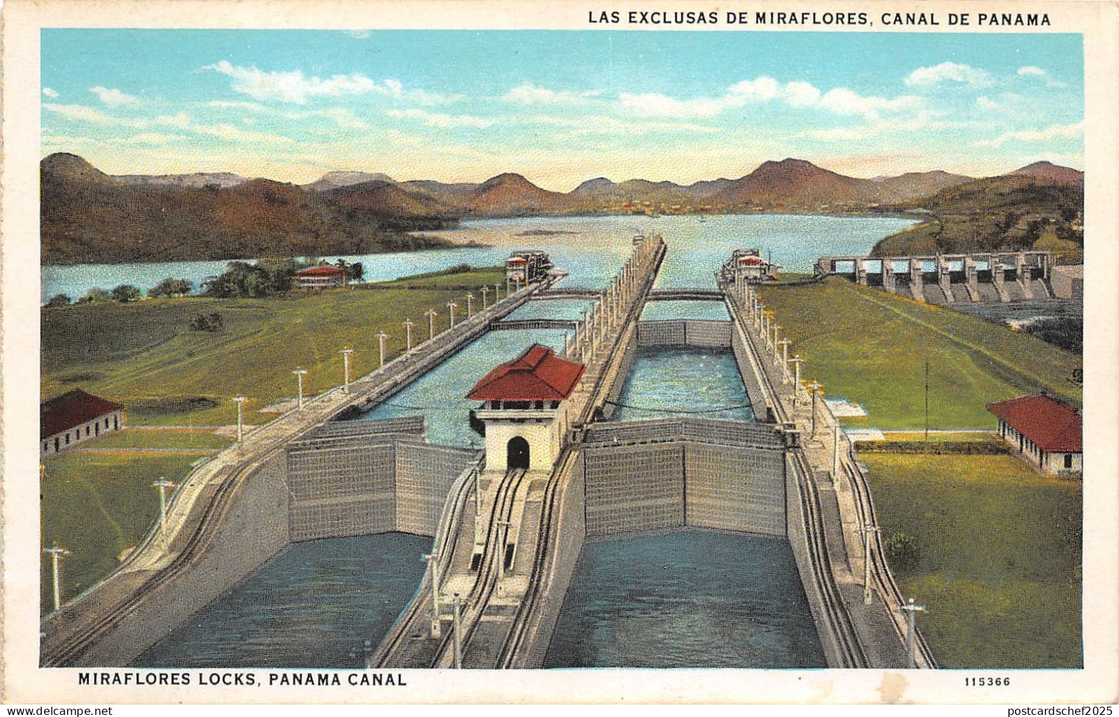 BR44627 Miraflores locks Panama Canal panama