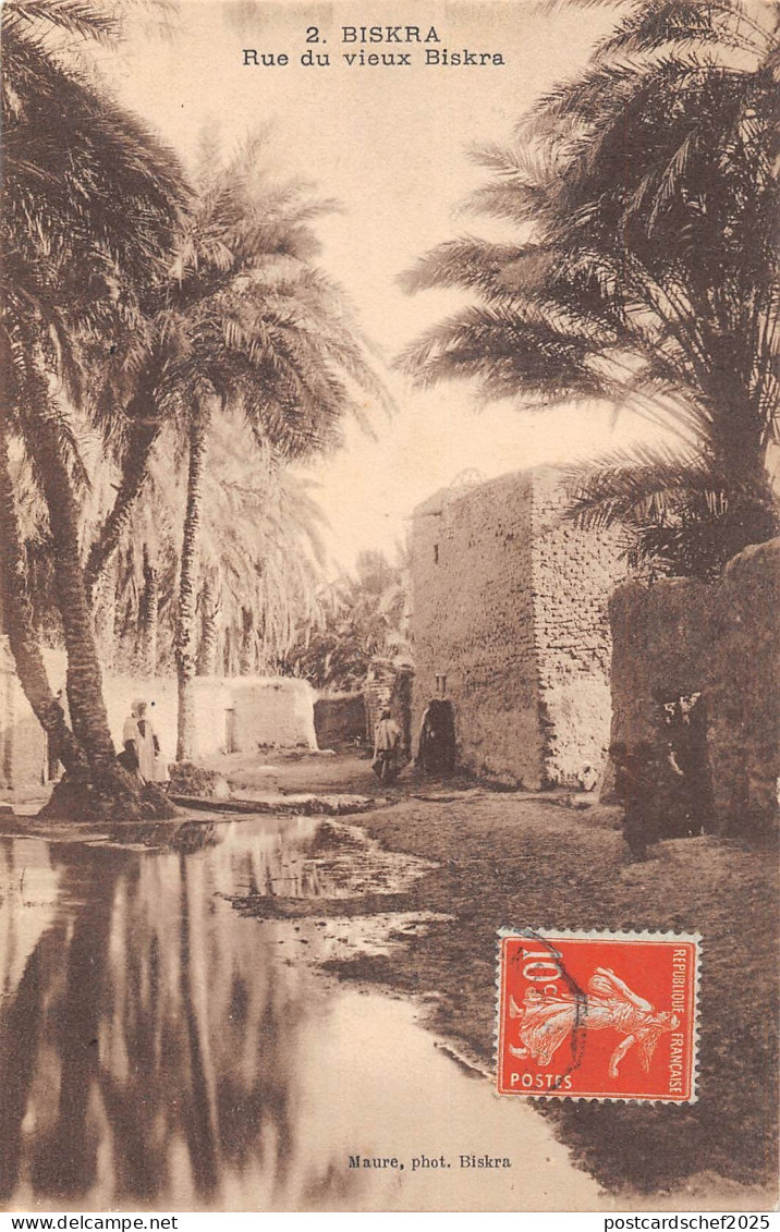 BR45541 Biskra rue du vieux Biskra algeria