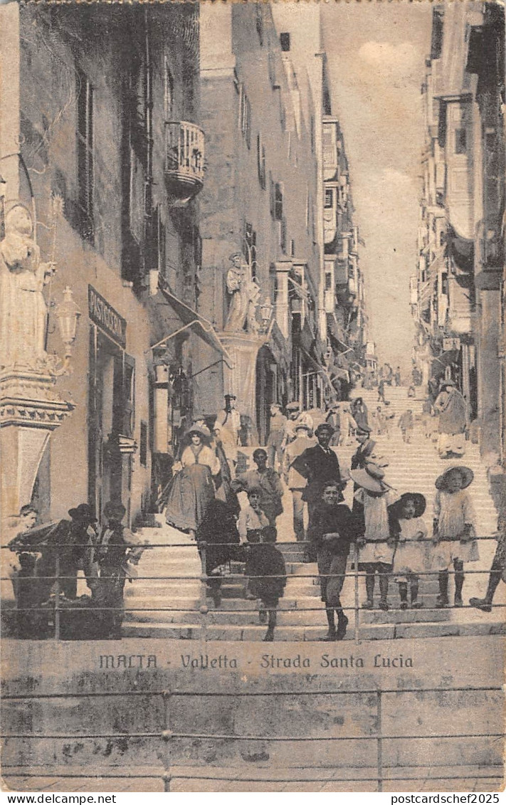 BR45900 Malta valletta strada santa lucia malta