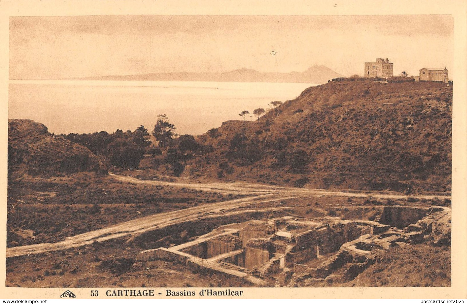 BR46097 Bassins d hamilcar Carthage    Tunisia