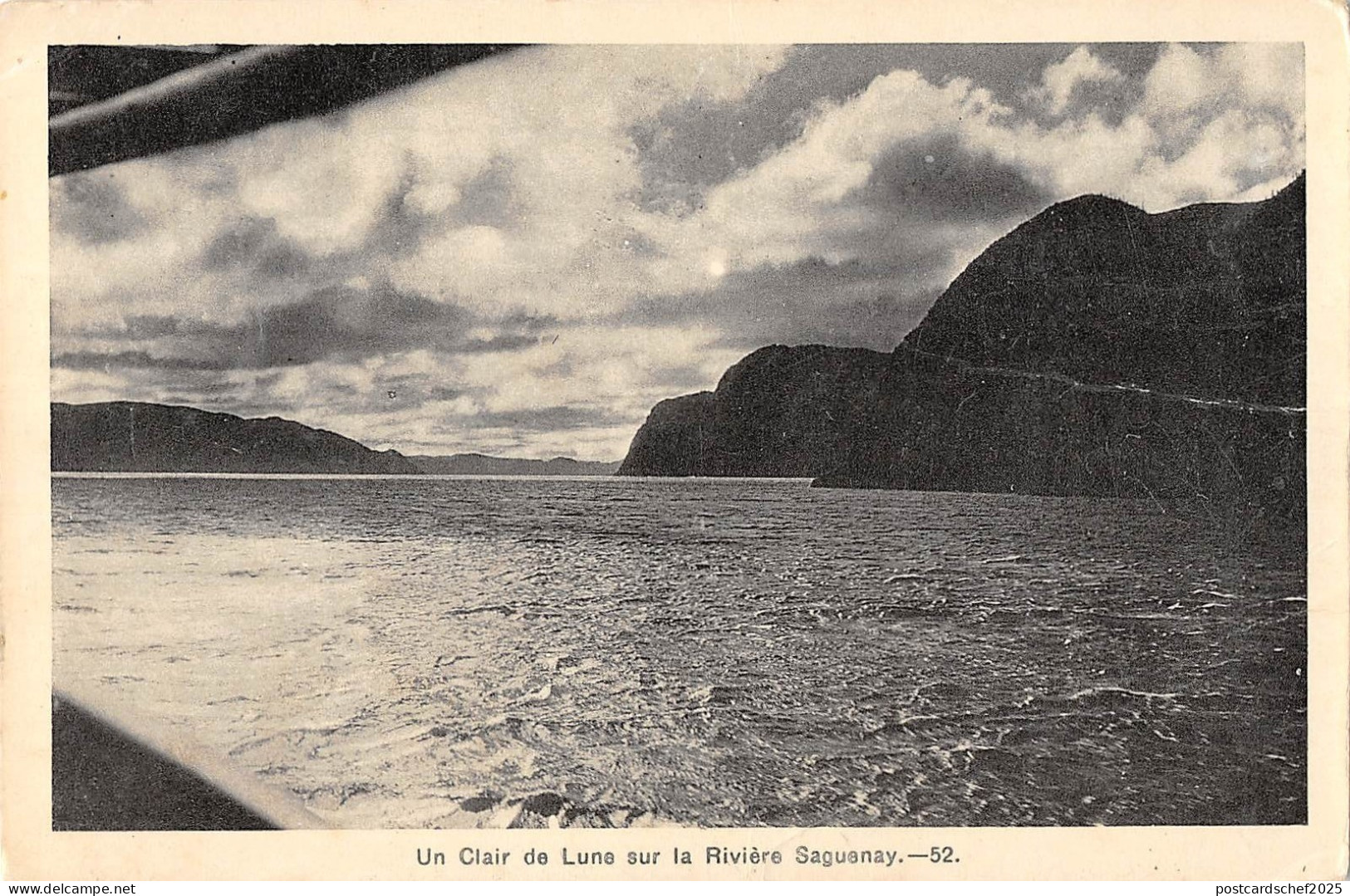 BR46848 Un clair de Lune sur la riviere saguenay   Canada