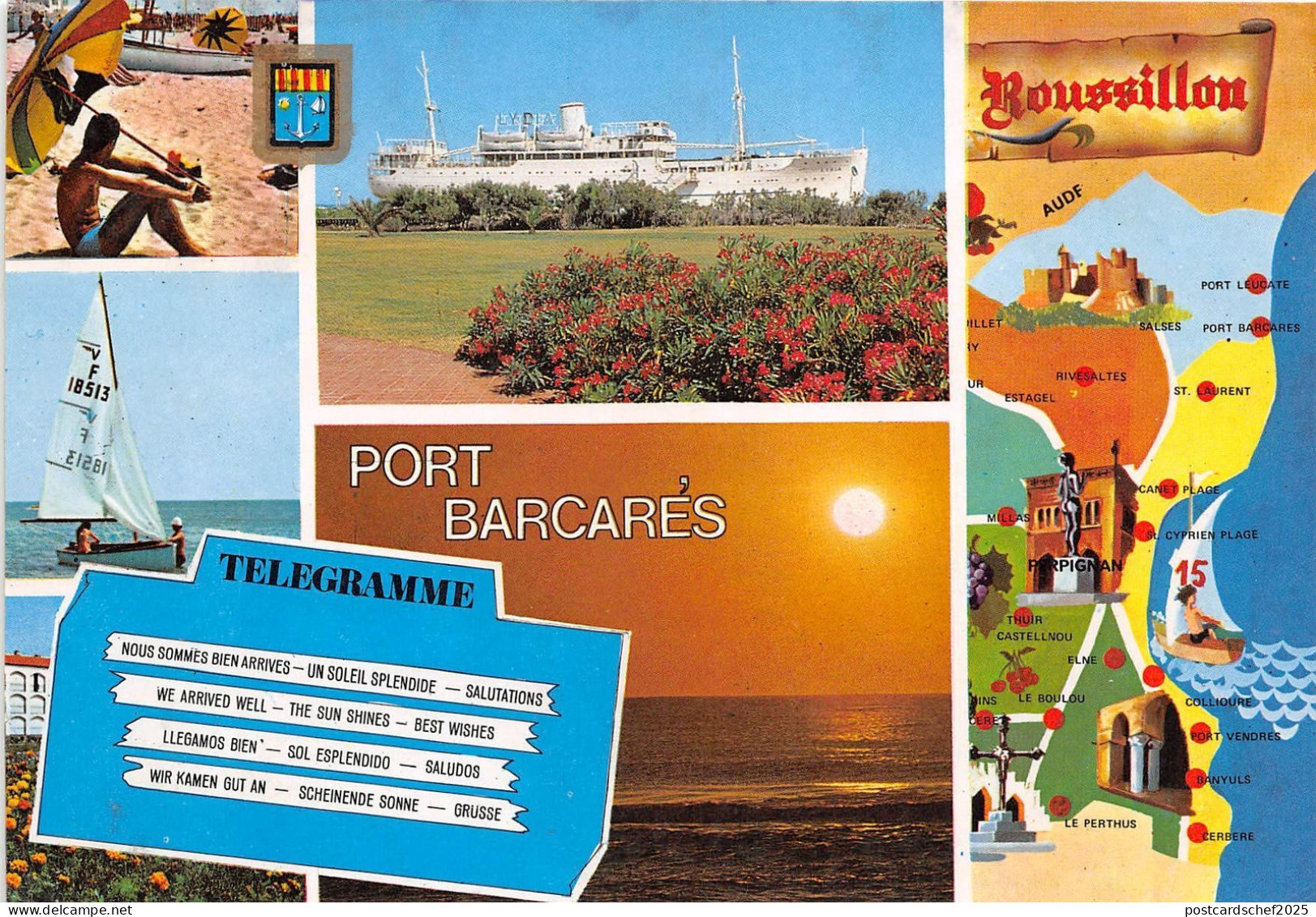 BR4721 Roussillion Port Barcares multiviews  france
