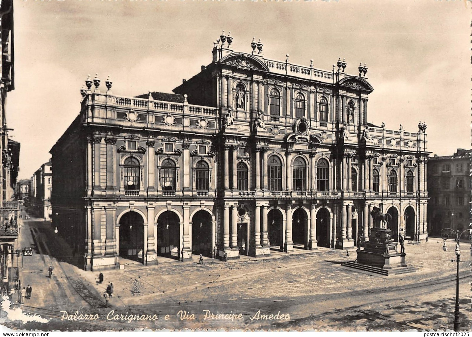 BR49304 Palazzo carignano e via pricipe amedeo Torino     Italy