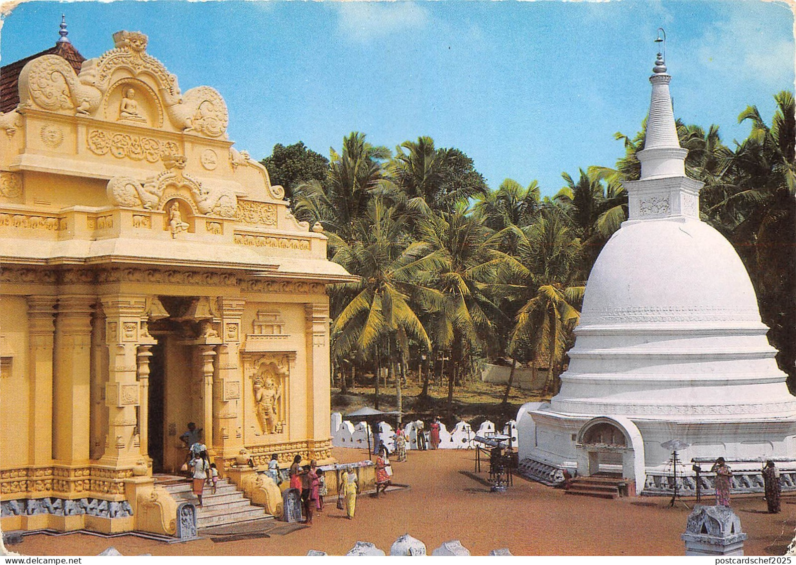 BR5043 Buddhist Temple Sri Lanka   ceylon