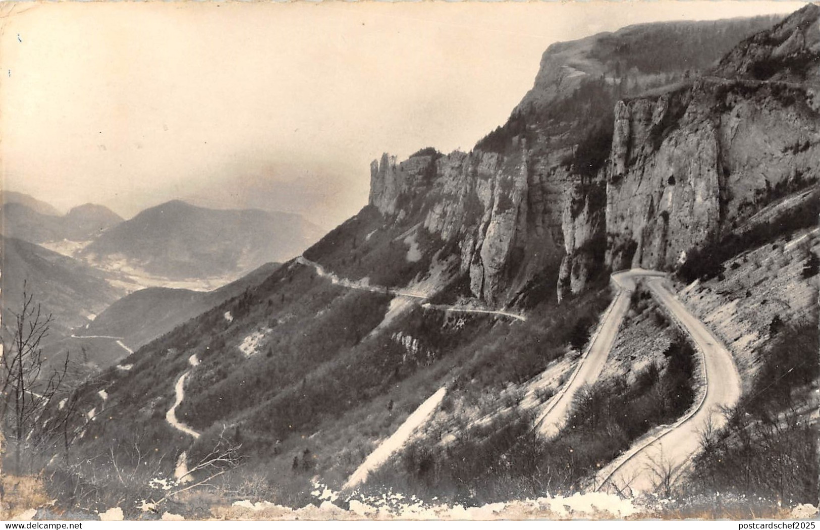 BR52025 Vercors le col de rousset descente sur die     France