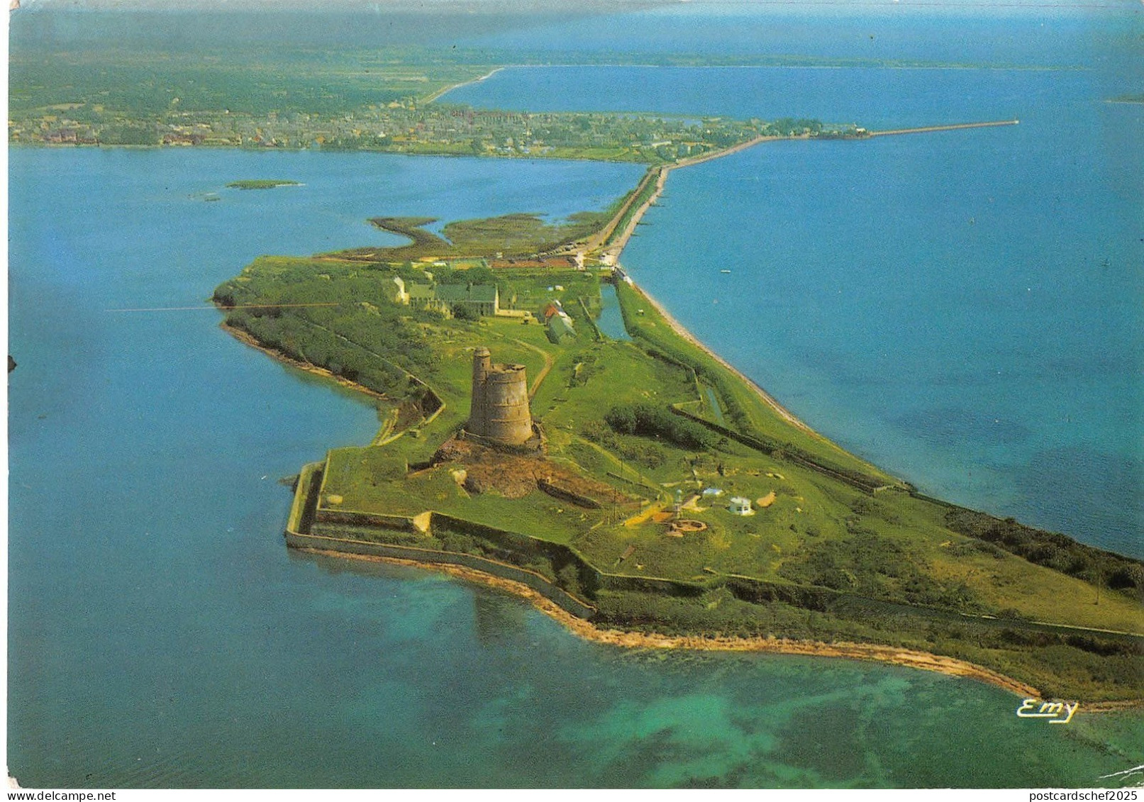 BR54267 Saint Vaast la Hougue vue generale aerienne france