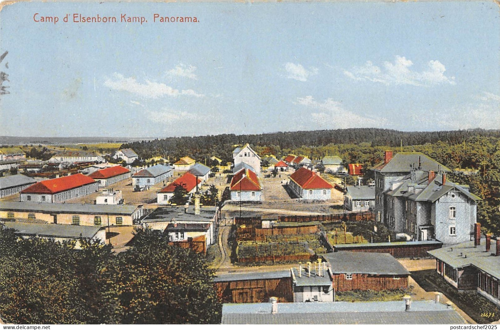 BR55498 Camp d Elsenborn Kamp panorama belgium